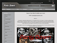 Tablet Screenshot of ponydown.com